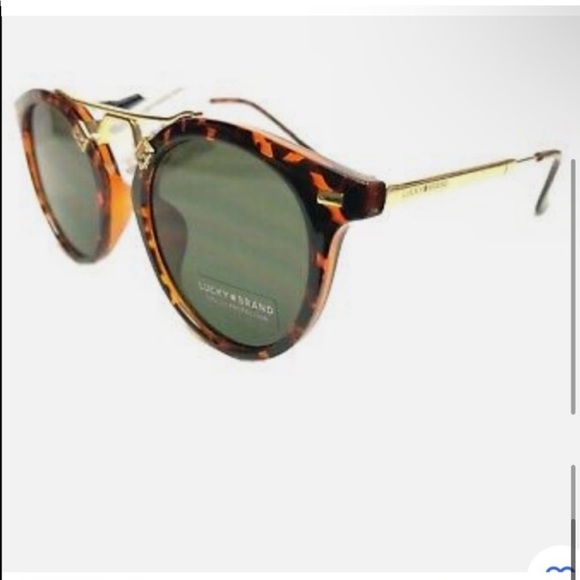 Lucky Brand Accessories - ☀️Lucky Brand Havana Tortoise Trim Brown Round Sunglasses ☀️Offers